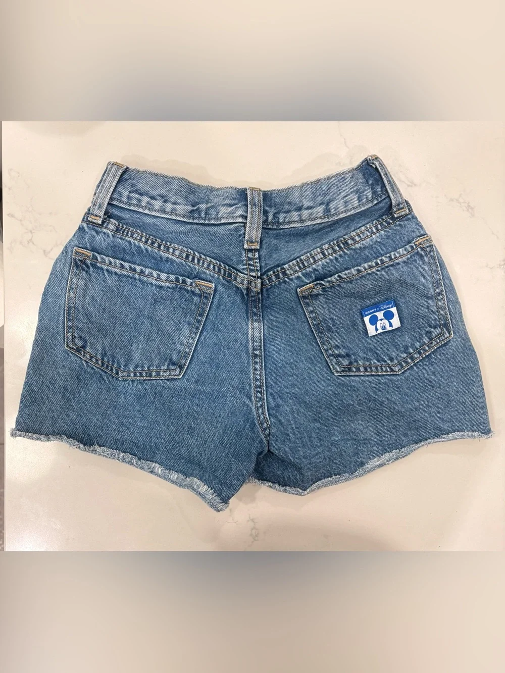 Old Navy x Disney Minnie High-Waisted Cutoff Jean Shorts for Girls Size 10
